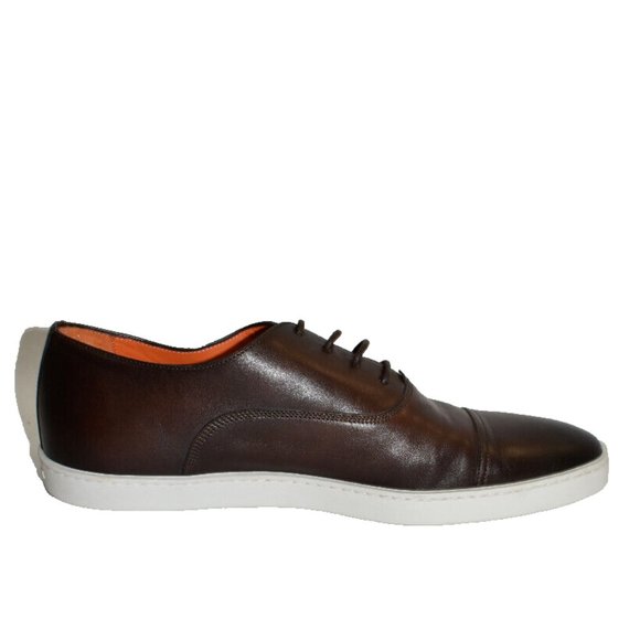 Santoni Durbin Derby Sneaker Brown Size 10 D DD381 main image 8